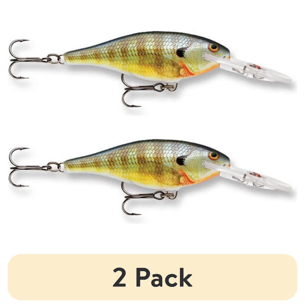 (2 pack) Rapala Shad Rap 05 Crankbait Fishing Lure 2" 3/16 oz Bluegill