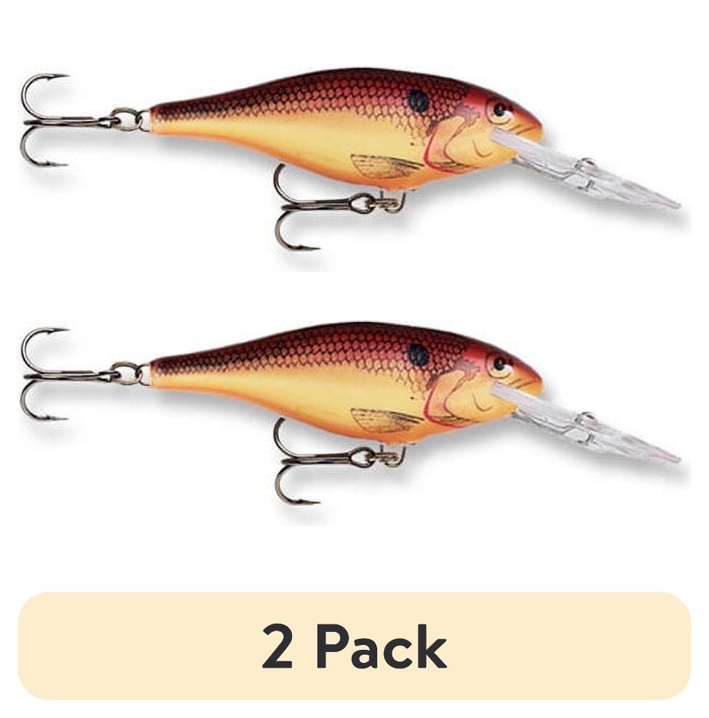 (2 pack) Rapala Shad Rap 05 Crankbait Fishing Lure 2" 3/16 oz Crawdad