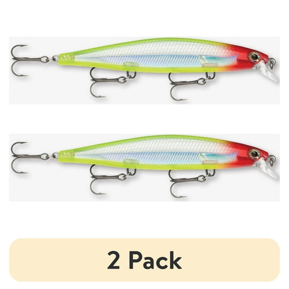(2 pack) Rapala Shadow Rap 11 Fishing Lure 4 3/8" 7/16oz Clown