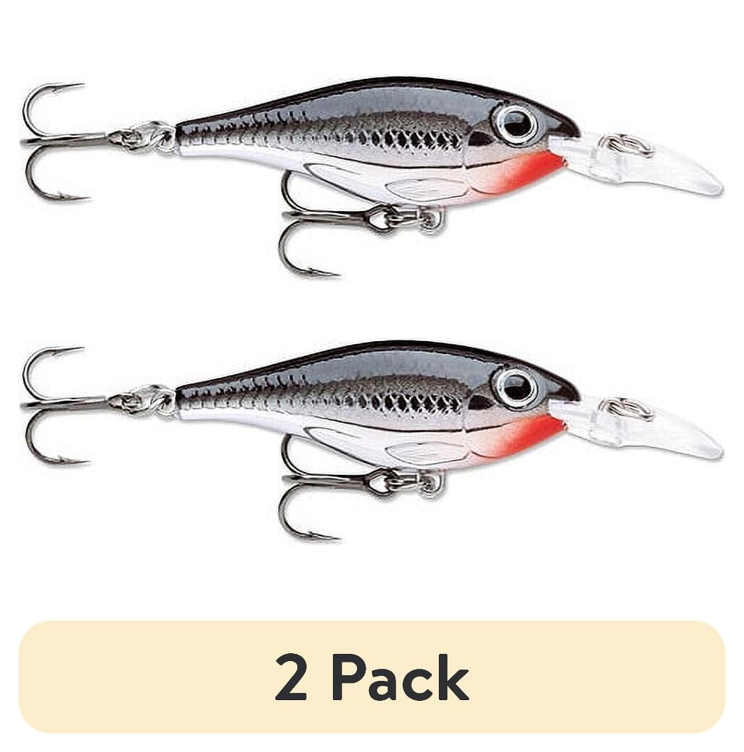 (2 pack) Rapala Ultra Light Shad 04 Crankbait Fishing Lure 1.5" 1/8oz Chrome