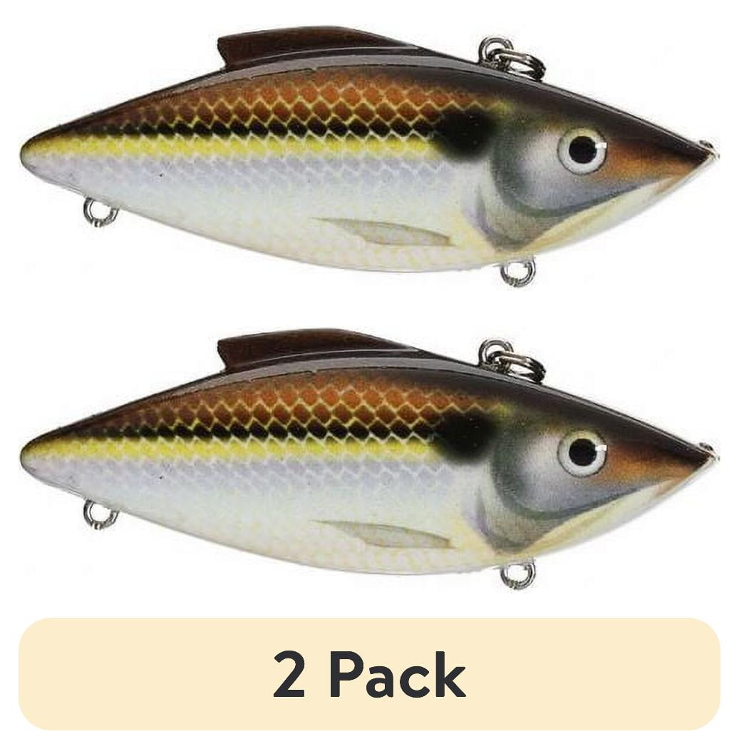 (2 pack) Rat-L-Trap 3.5" Lipless Crankbait, Shad, 3/4 oz.