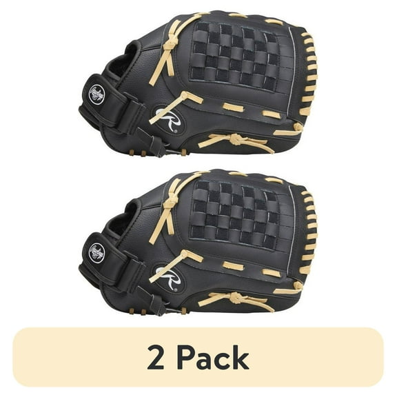 (2 pack) Rawlings 13" RSB Series Slowpitch Softball Glove, Right Hand Throw
