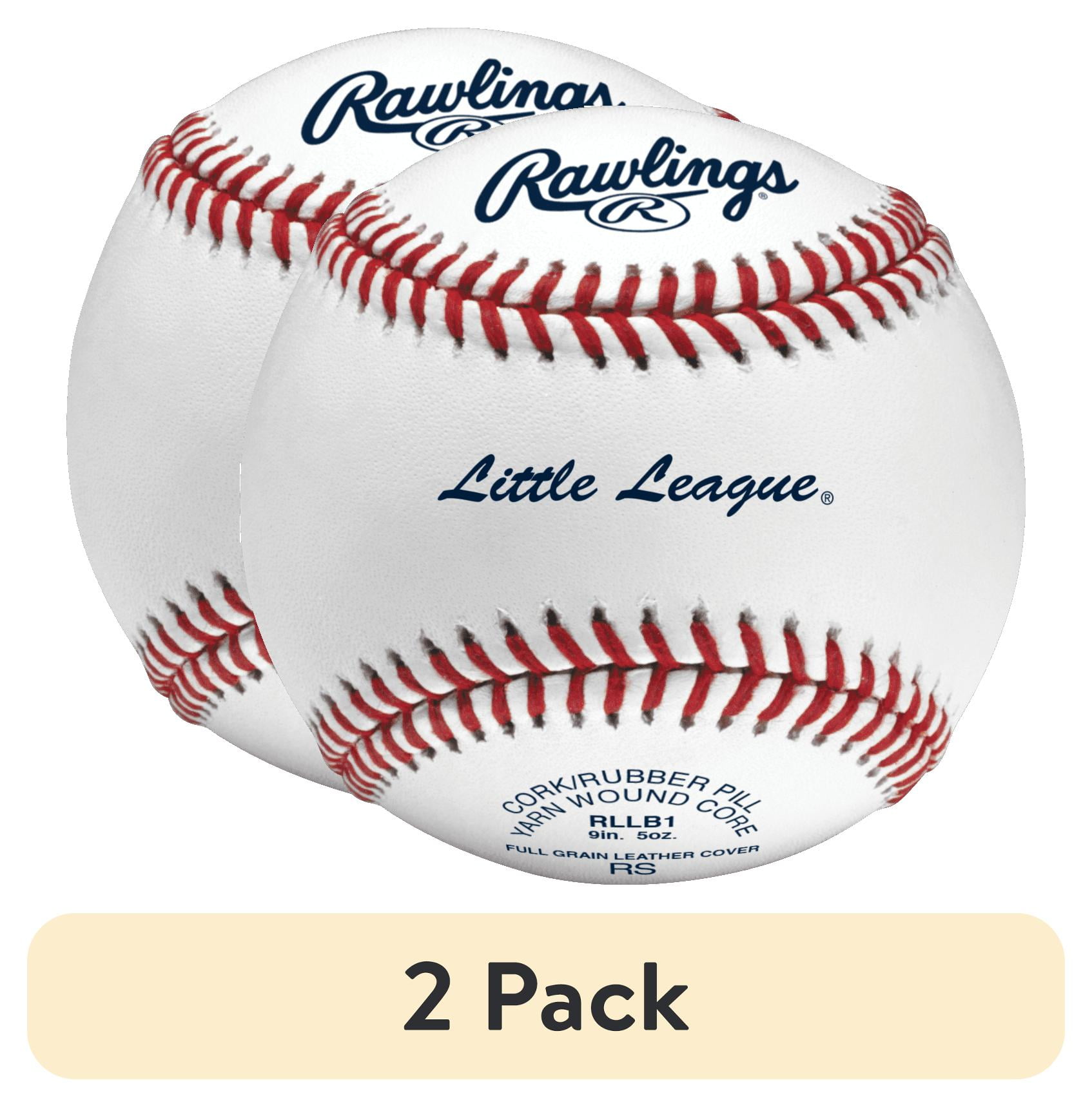 (2 pack) Rawlings 14U RLLB1 Youth Competition Grade Baseball, 1 Count