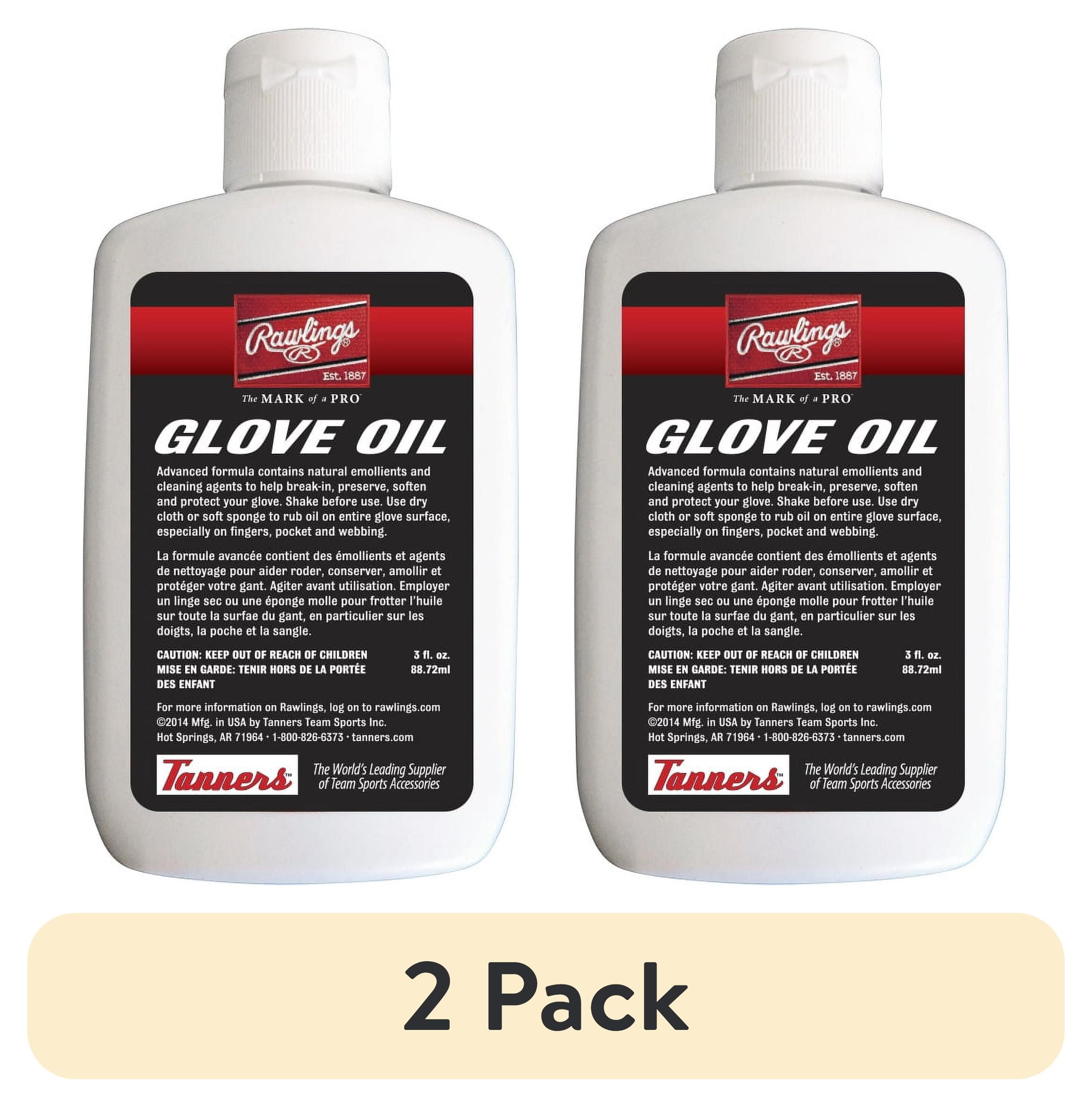 (2 pack) Rawlings Glovolium Baseball Glove Oil - Walmart.com