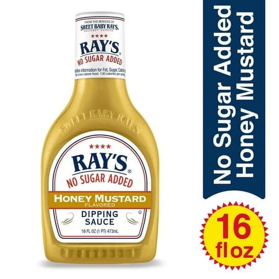 (2 pack) Ray's® No Sugar Added Honey Mustard Flavored Dipping Sauce 16 fl oz