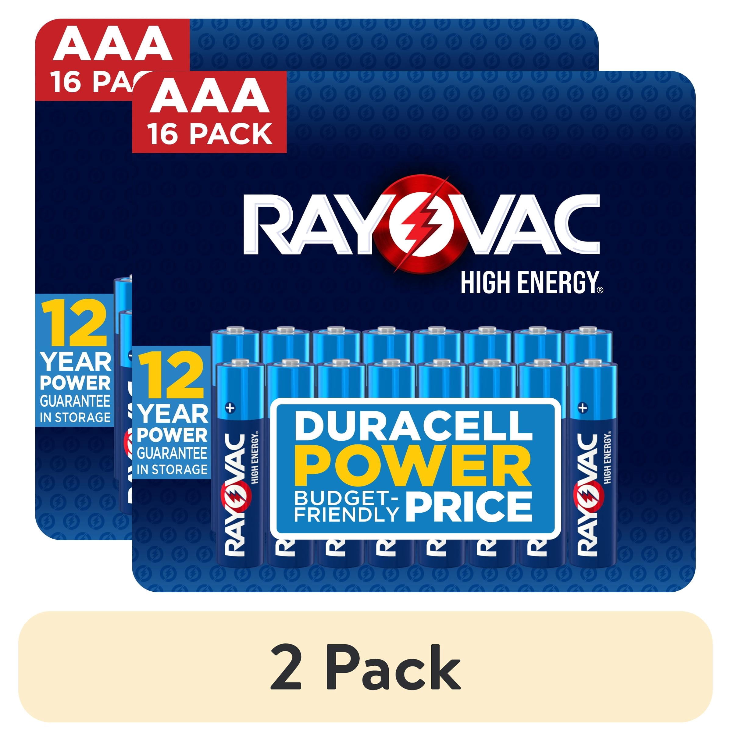 (2 pack) Rayovac High Energy AAA Batteries (16 Pack), Triple A Batteries