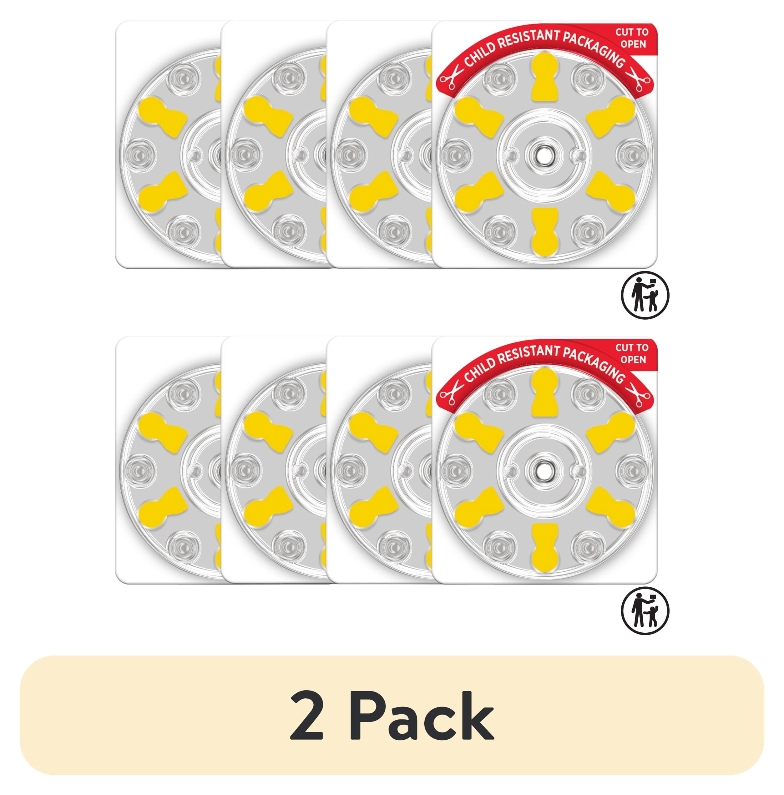 (2 pack) Rayovac Size 10 Hearing Aid Batteries (24 Pack), Size 10 Batteries