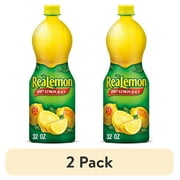 (2 pack) ReaLemon 100% Lemon Juice, 32 fl oz bottle