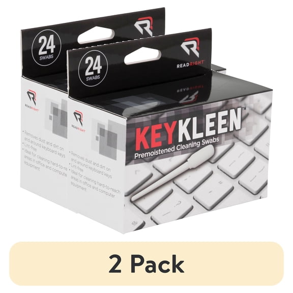 Read Right KeyKleen Keyboard Cleaner Swabs, Pack of 24
