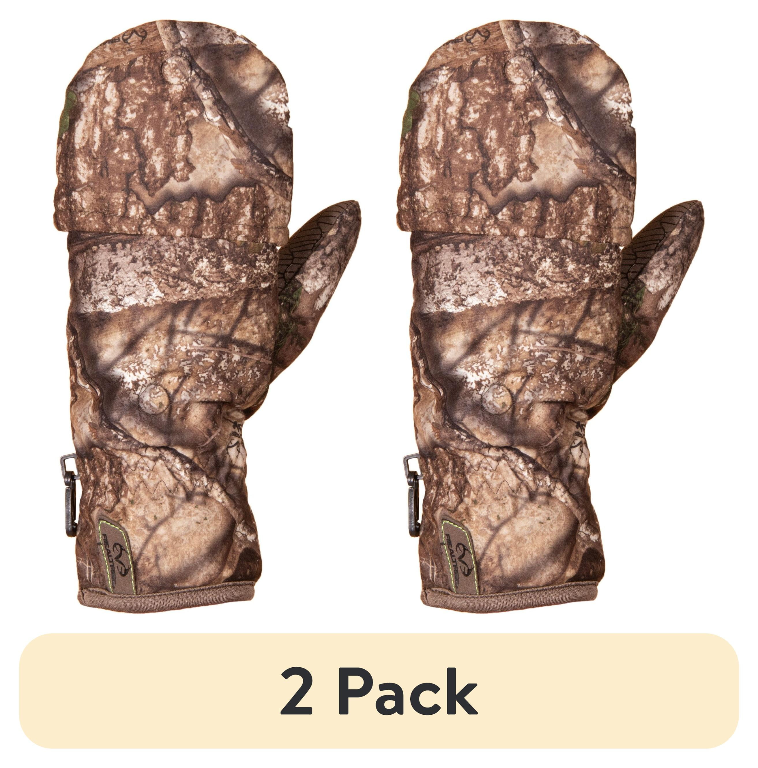 (2 pack) Realtree APX Youth Pop-Top Hunting Gloves, Unisex