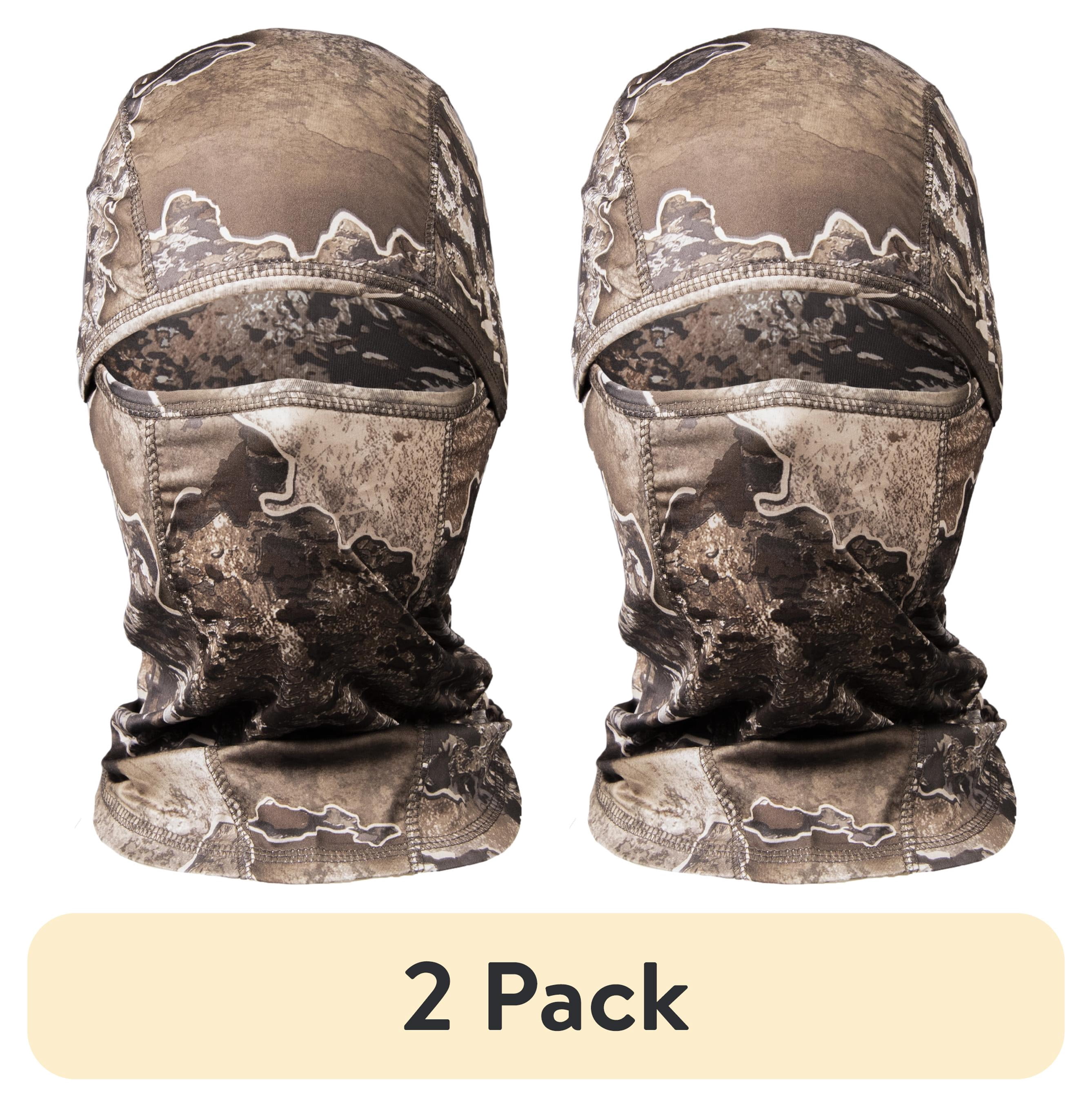 (2 pack) Realtree Excape Lightweight Hunting Facemask Balaclava, Adult