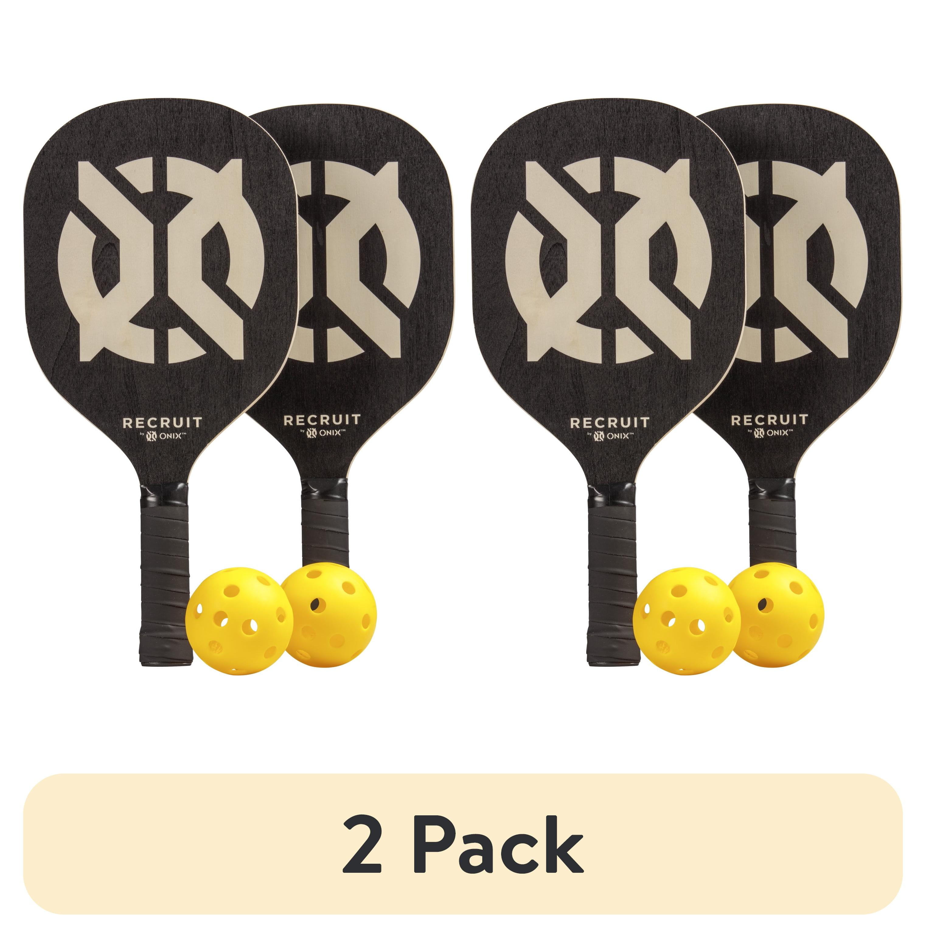 (2 pack) Recruit by ONIX Pickleball Starter Set for All Ages and Levels to Learn to Play, Polypropyl(图1)
