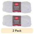 thumbnail image 1 of (2 pack) Red Heart Medium 100% Cotton White Yarn, 145 yd, 1 of 9