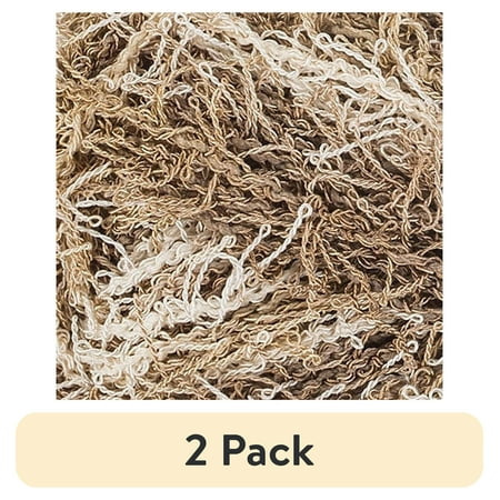 (2 pack) Red Heart Scrubby Yarn, ALMOND