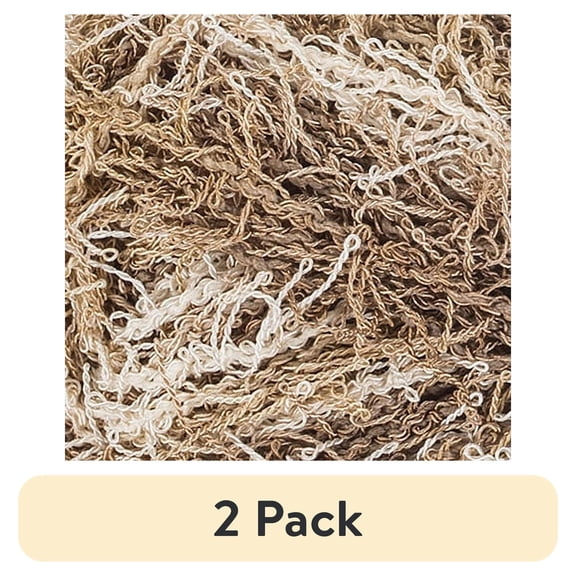 (2 pack) Red Heart Scrubby Yarn, ALMOND