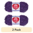 thumbnail image 1 of (2 pack) Red Heart Scrubby Yarn, GRAPE, 1 of 8
