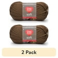 thumbnail image 1 of (2 pack) Red Heart® Soft™ #4 Worsted (Medium) Acrylic Yarn, Toast 5oz/142g 256 Yards, 1 of 9