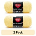 thumbnail image 1 of (2 pack) Red Heart® Super Saver® 4 Medium Acrylic Yarn, Lemon 7oz/198g, 364 Yards, 1 of 6