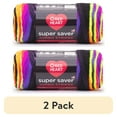 thumbnail image 1 of (2 pack) Red Heart Super Saver Jumbo #4 Medium Acrylic Yarn, Bright Stripe 10oz/283g, 482 Yards, 1 of 12