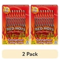 thumbnail image 1 of (2 pack) Red Hots Cinnamon Flavored Candy Canes, Christmas Candy, 5.3oz, 12 Count, 1 of 7