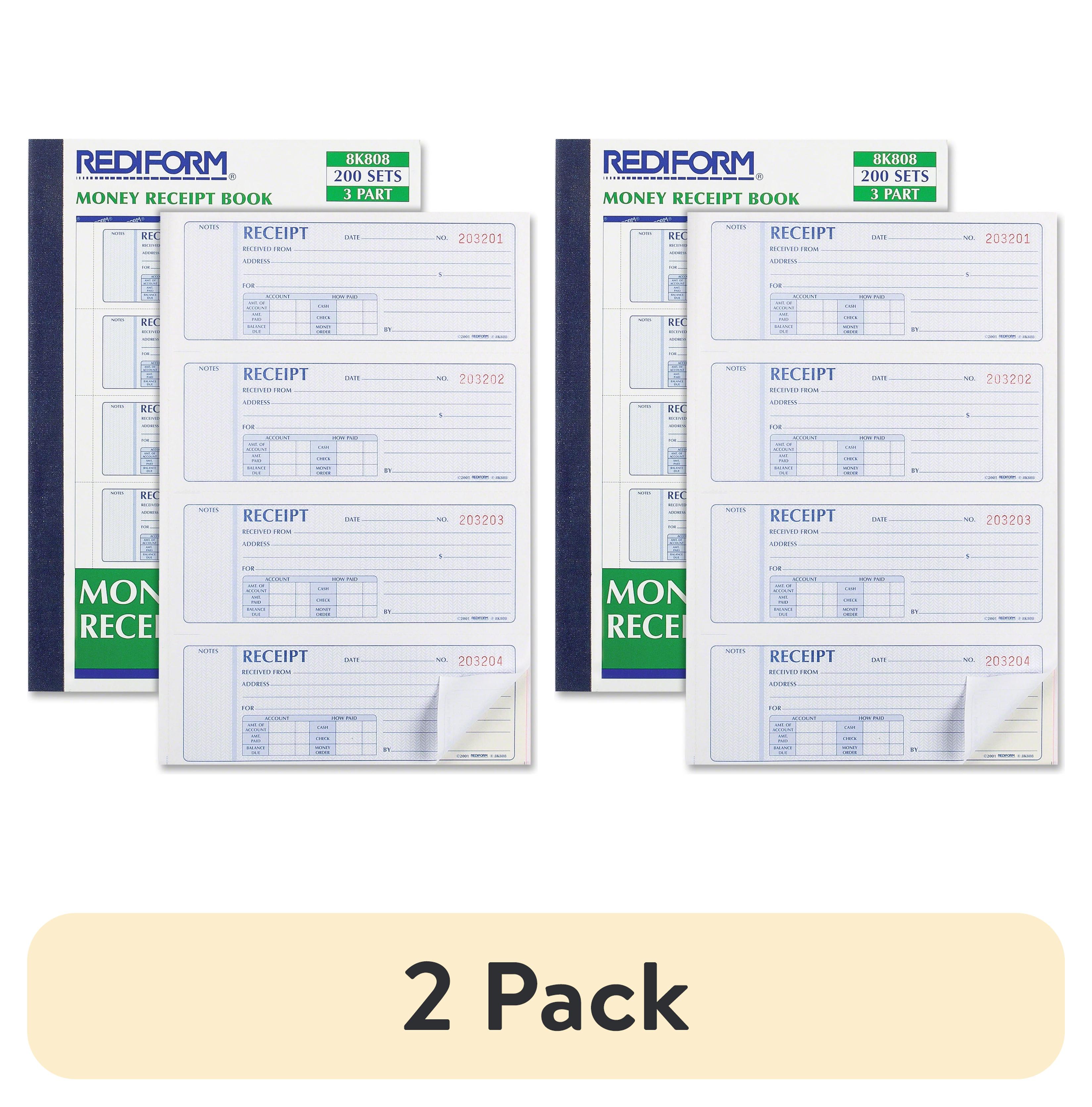 (2 pack) Rediform, RED8K808, 3-part Form Manifold Book, 1 Each ...