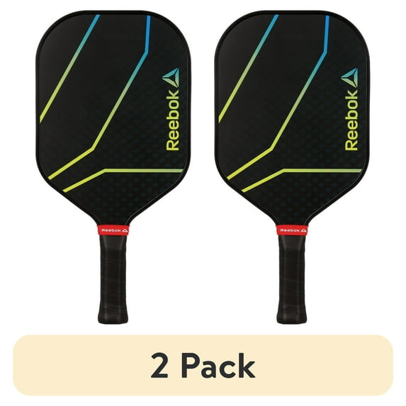 (2 pack) Reebok 14mm Graphite Pickleball Paddle, New