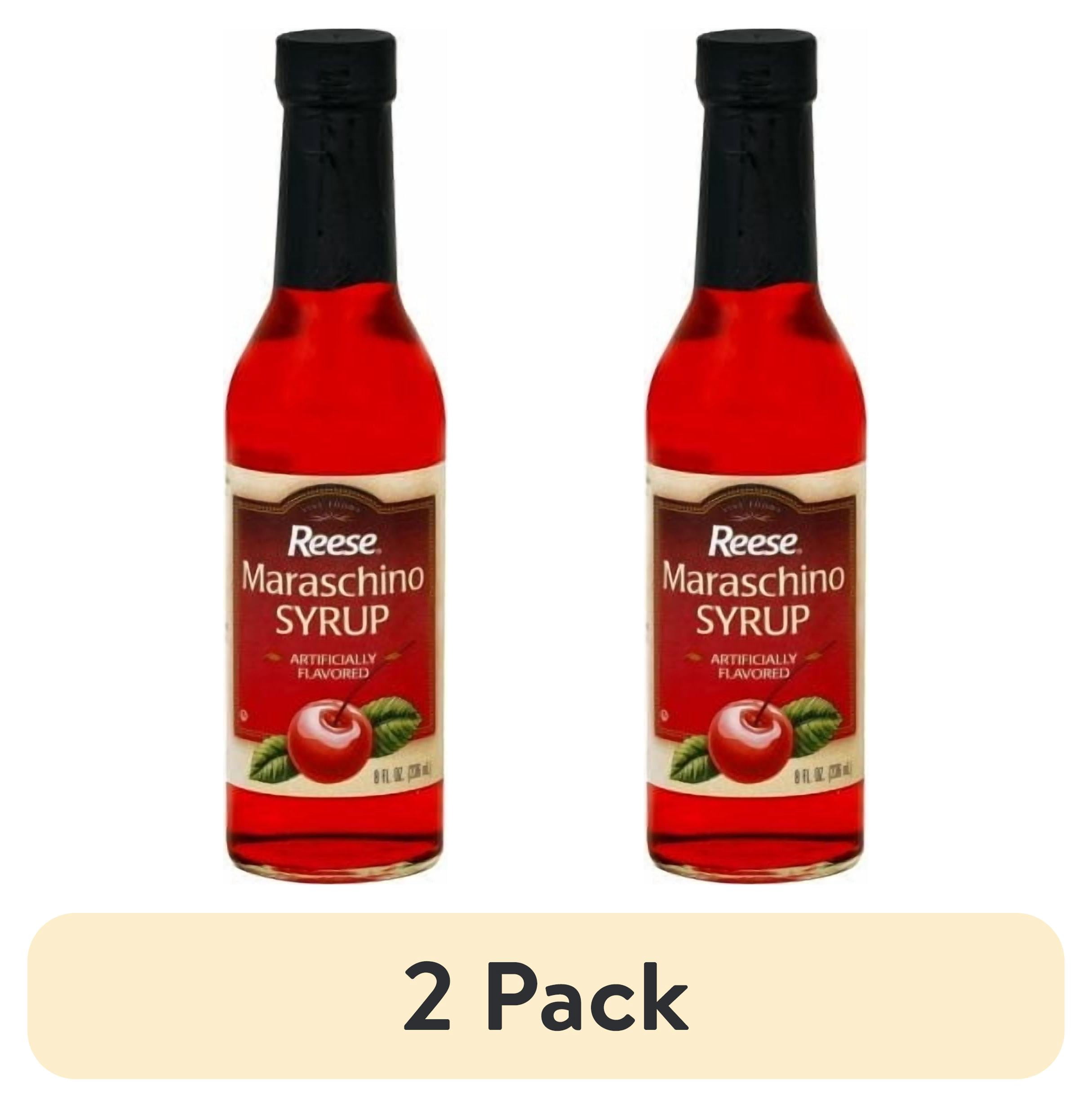 Reese Maraschino Flavored Syrup, 8 Fl Oz, Pack of 1, Perfect for