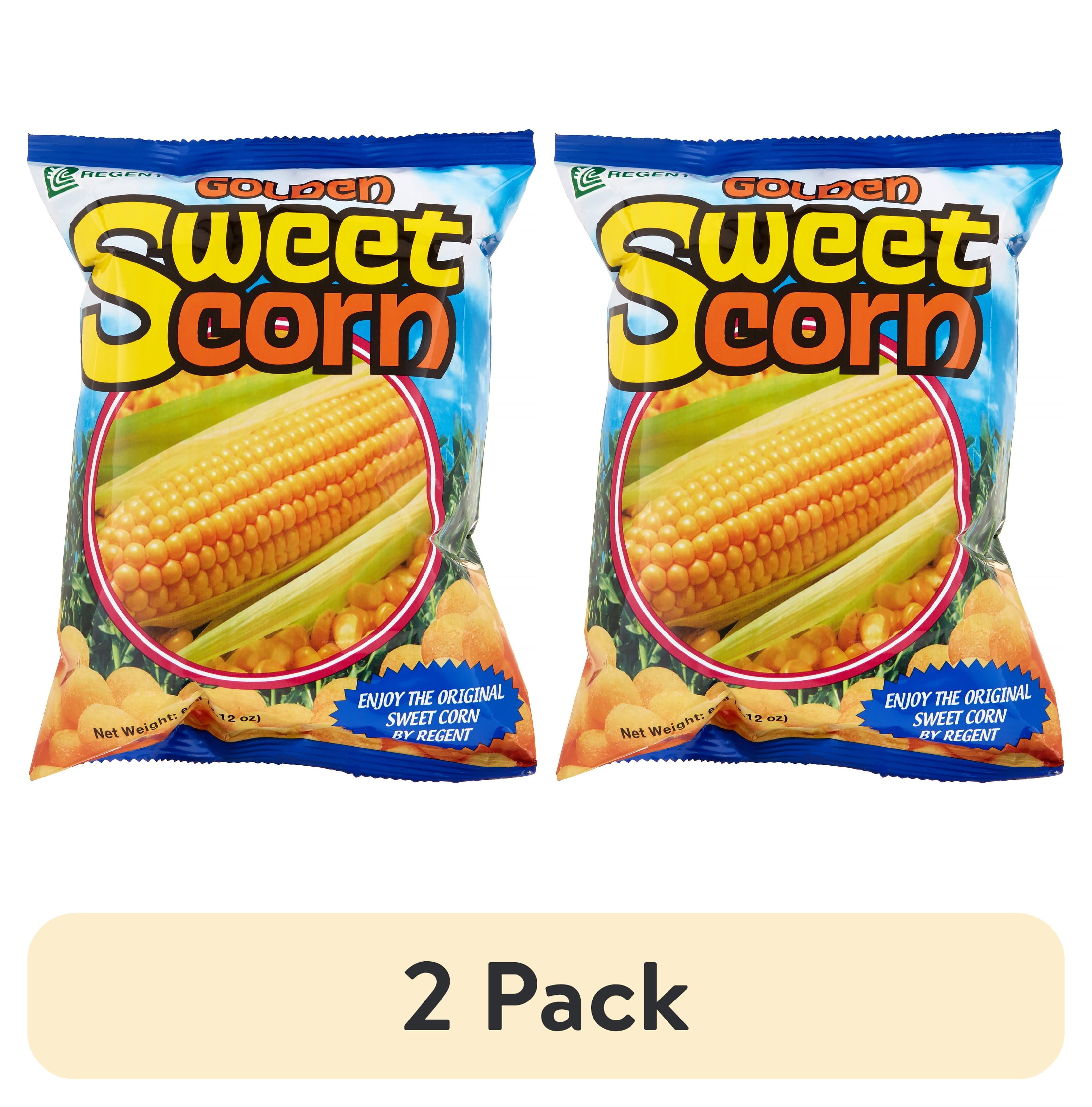 2 pack) Regent Golden Sweet Corn Snacks, 60 Gram - Walmart.com