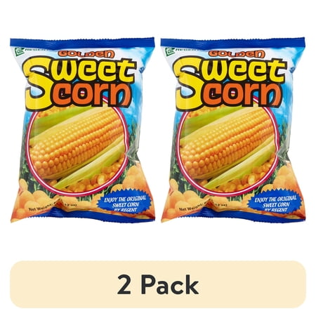 (2 pack) Regent Golden Sweet Corn Snacks, 60 Gram