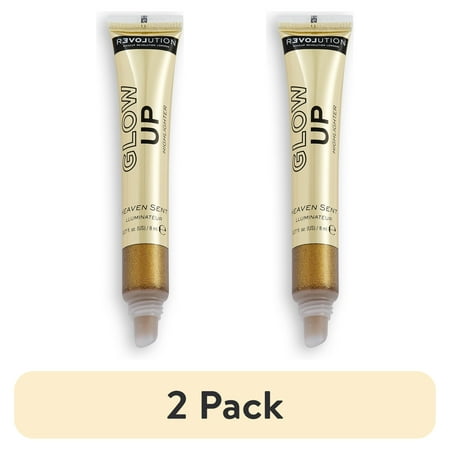 (2 pack) Relove by Revolution Glow Up Liquid Highlighter Heaven Sent