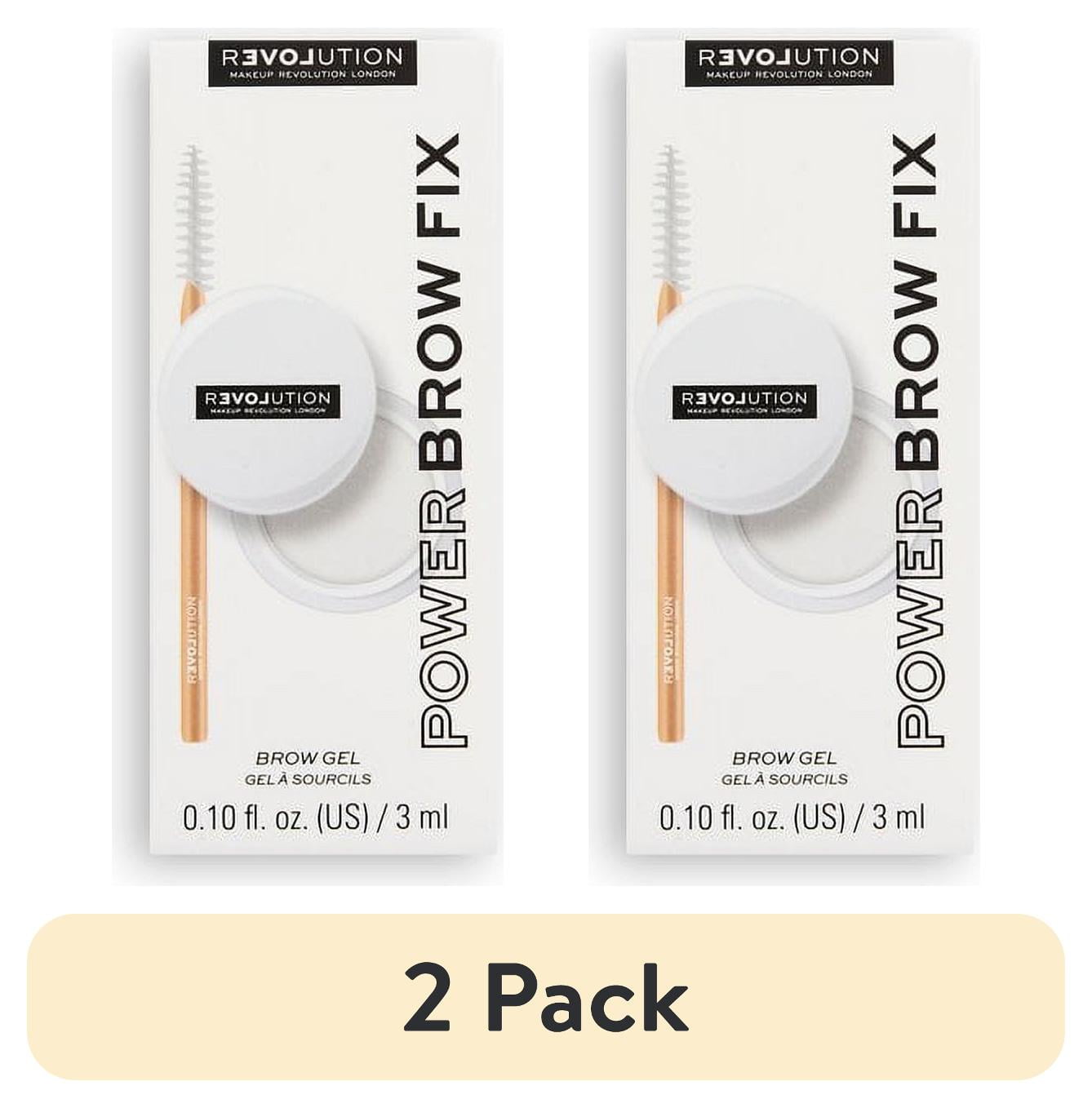 (2 pack) Relove by Revolution Power Brow Fix - Clear