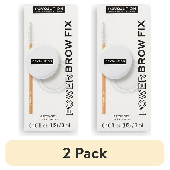 (2 pack) Relove by Revolution Power Brow Fix - Clear