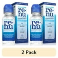 thumbnail image 1 of (2 pack) Renu Contact Lens Solution, Advanced Formula Triple Disinfectant Contact Cleaning Solution–From Bausch + Lomb – 2 fl oz (60 mL), 1 of 7