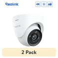 thumbnail image 1 of (2 pack) Reolink CX820 4K 8MP PoE IP Dome Security Camera ColorX Night Vision F1.0 Super Aperture WDR Technology True Color in Low Light Person/Vehicle/Animal Detection, 1 of 13