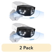 (2 pack) Reolink Duo 2 PoE 4K Security Camera with Dual-Lens 180° Panorama View Color Night Vision, Smart Person/Car/Pet Detection, 2-Way Audio