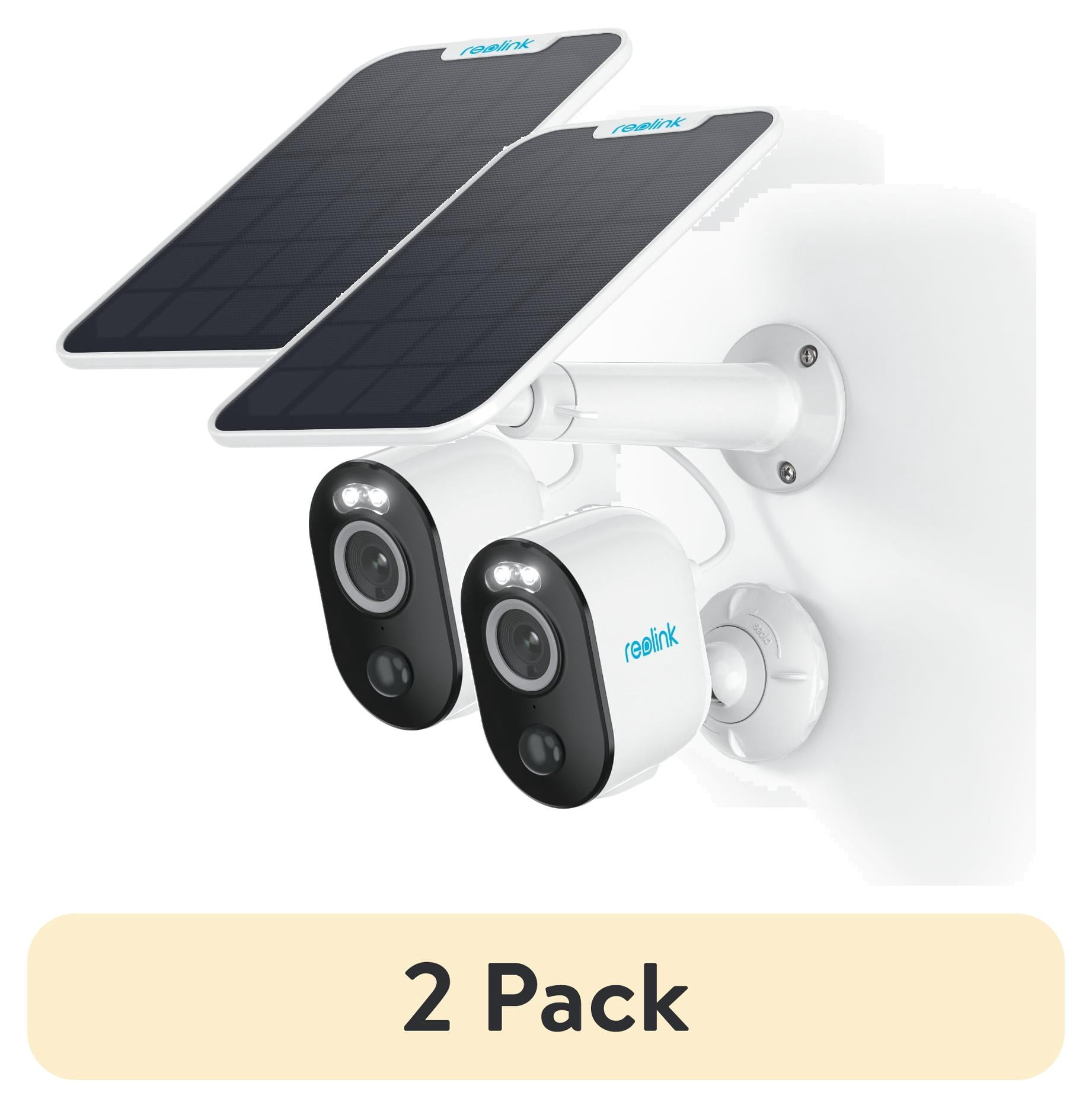 (2 pack) Reolink Argus 3 Pro 5MP Wi-Fi Solar Security Spotlight Camera, Color Night Vision, Smart Detection, Supports Smart Home