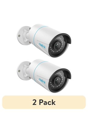 (2 pack) Reolink 5MP Outdoor PoE Security IP Camera, Smart Human/Vehicle Detection, Smart Playback, Timelapse, Night Vision, Audio Record, Work with Smart Home, RLC-510A