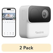 2 pack 2 pack Reolink Argus MagiCam 2MP Magnetic Battery Security Camera, Indoor Outdoor Use, Dual-Band WiFi