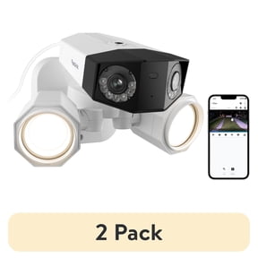 (2 pack) Reolink Duo Floodlight PoE 4K 8MP Dual-Lens Security Camera, Color Night Vision, Smart Detection, 180° View, 2-Way Audio