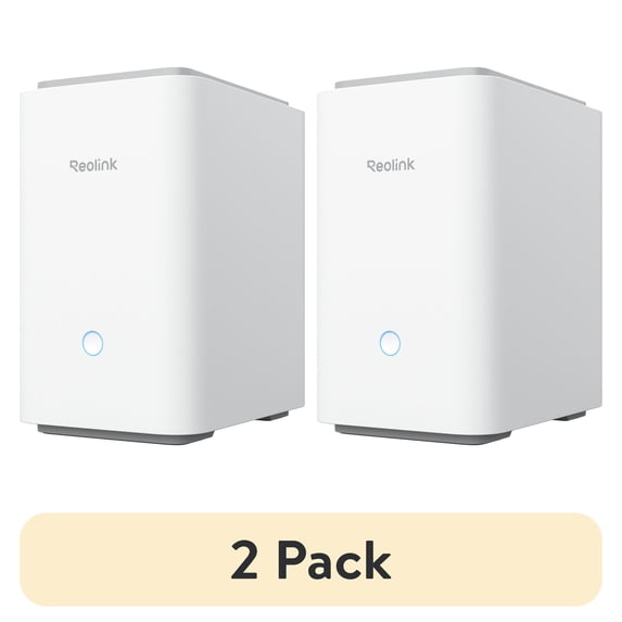 (2 pack) Reolink Home Wi-Fi Wireless Hub Pro Security Center Centralized Management Max 24 Cams with 2TB HDD