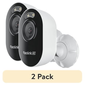 (2 pack) Reolink Lumus Pro 4K 8MP Plug-in Wi-Fi Security Camera, Color Night Vision, Smart Detection, F1.6 Super Aperture