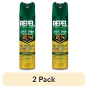 2 pack Repel Insect Repellent Sportsmen Formula 25% DEET, Aerosol Insect Killer, 6.5 Ounces