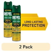 (2 pack) Repel Sportsmen Formula Insect and Mosquito Repellent, Bug Spray with 25% DEET, 8.125 oz