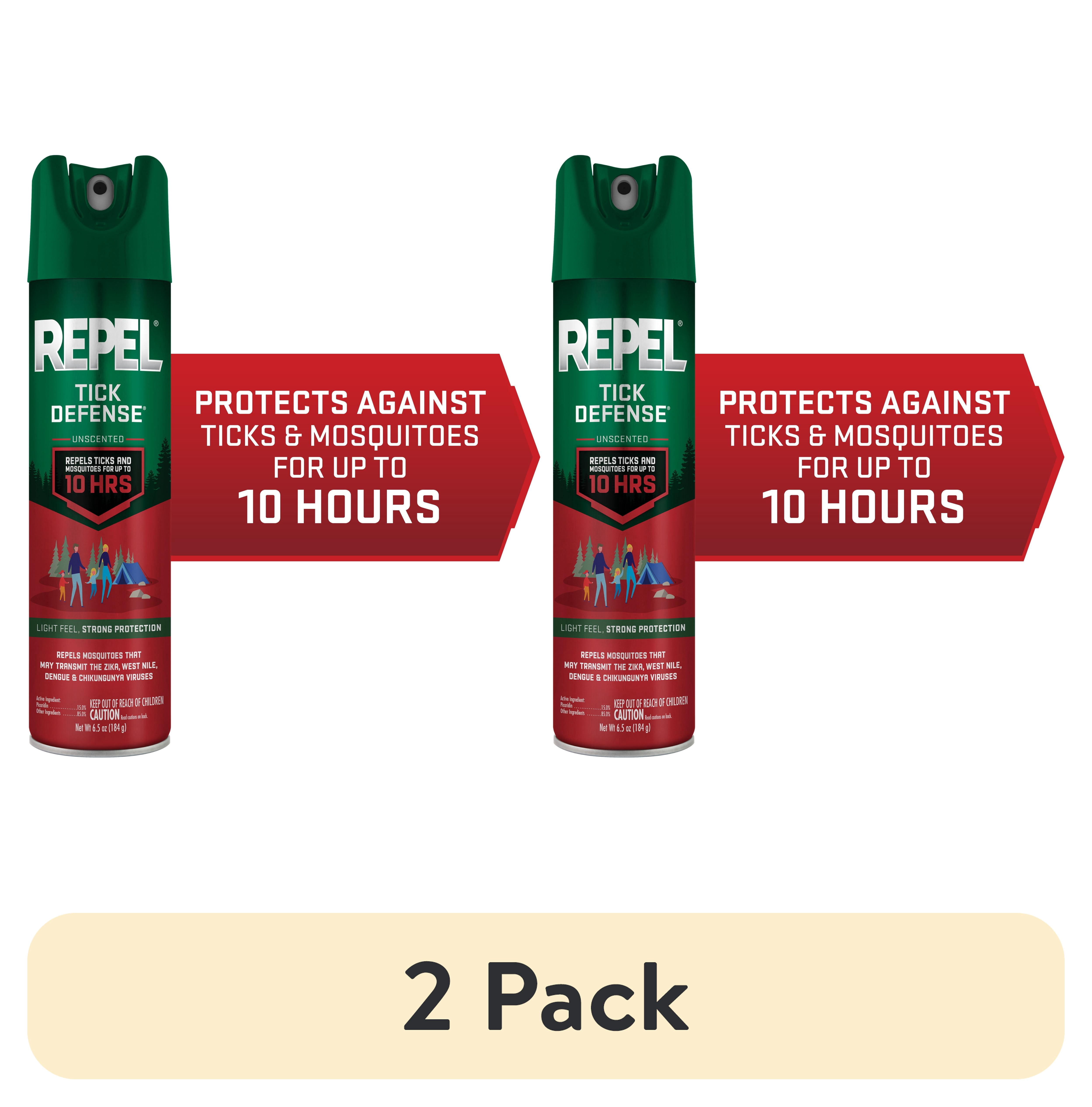 (2 pack) Repel Tick Defense Tick and Mosquito Repellent, Bug Spray with ...