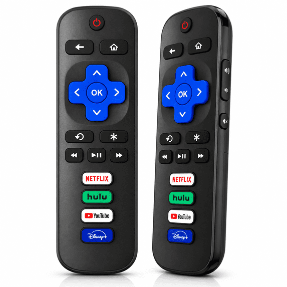 Various Roku Devices 2 pack Replacement Remote Control Only for Roku TV,Compatible for TCL ...