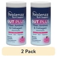 thumbnail interactive-video image 1 of (2 pack) Replenza GLP-1 Support, Gut Plus, Supports Muscle Recovery, Digestive Health, Mixed Berry, 15 Servings, 1 of 18