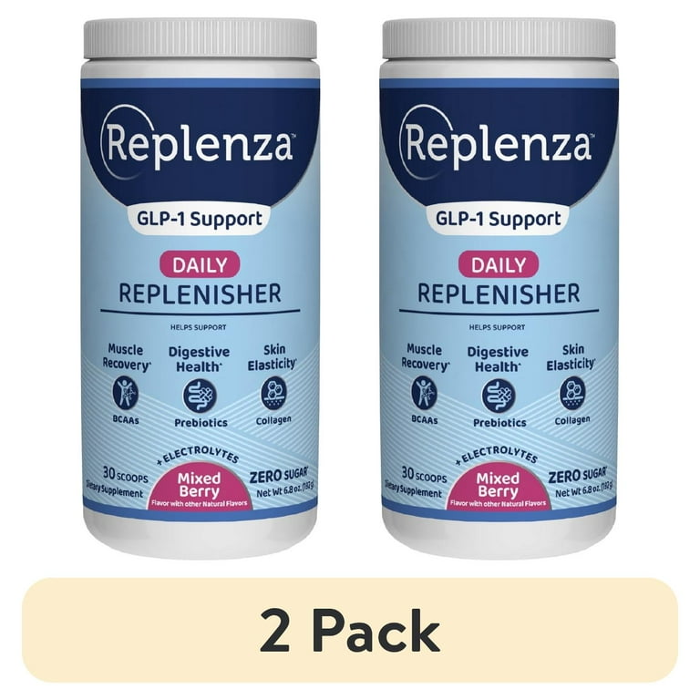 2 pack) Replenza GLP-1 Support, Daily Replenisher, Supports Muscle
