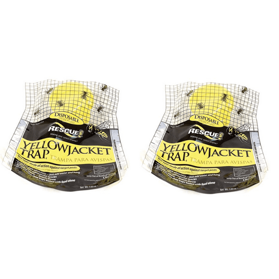 (2 pack) Rescue Yellow Jacket Disposable Trap, 2 unit