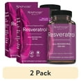 thumbnail image 1 of (2 pack) Reserveage, Resveratrol 250 mg, Antioxidant Supplement for Heart and Cellular Health, Supports Healthy Aging, Paleo, Keto, 60 Capsules, 1 of 8