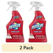 (2 pack) Resolve Carpet Stain Cleaner Solution and Odor Remover Spot Spray, 22 oz